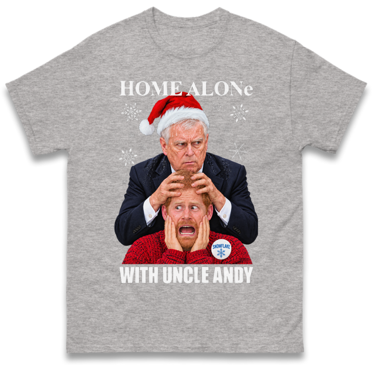Home Alone Prince Harry Andrew Christmas T-Shirt