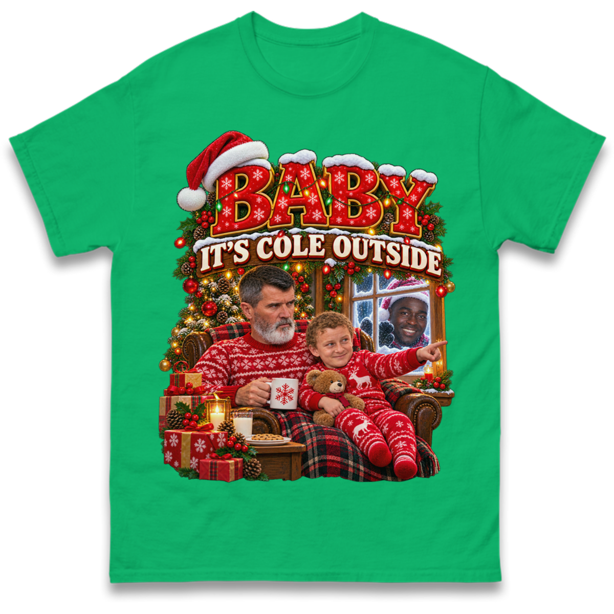 Roy Keane Man Utd Christmas T-Shirt