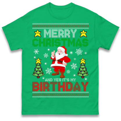 Santa birthday design T-Shirt