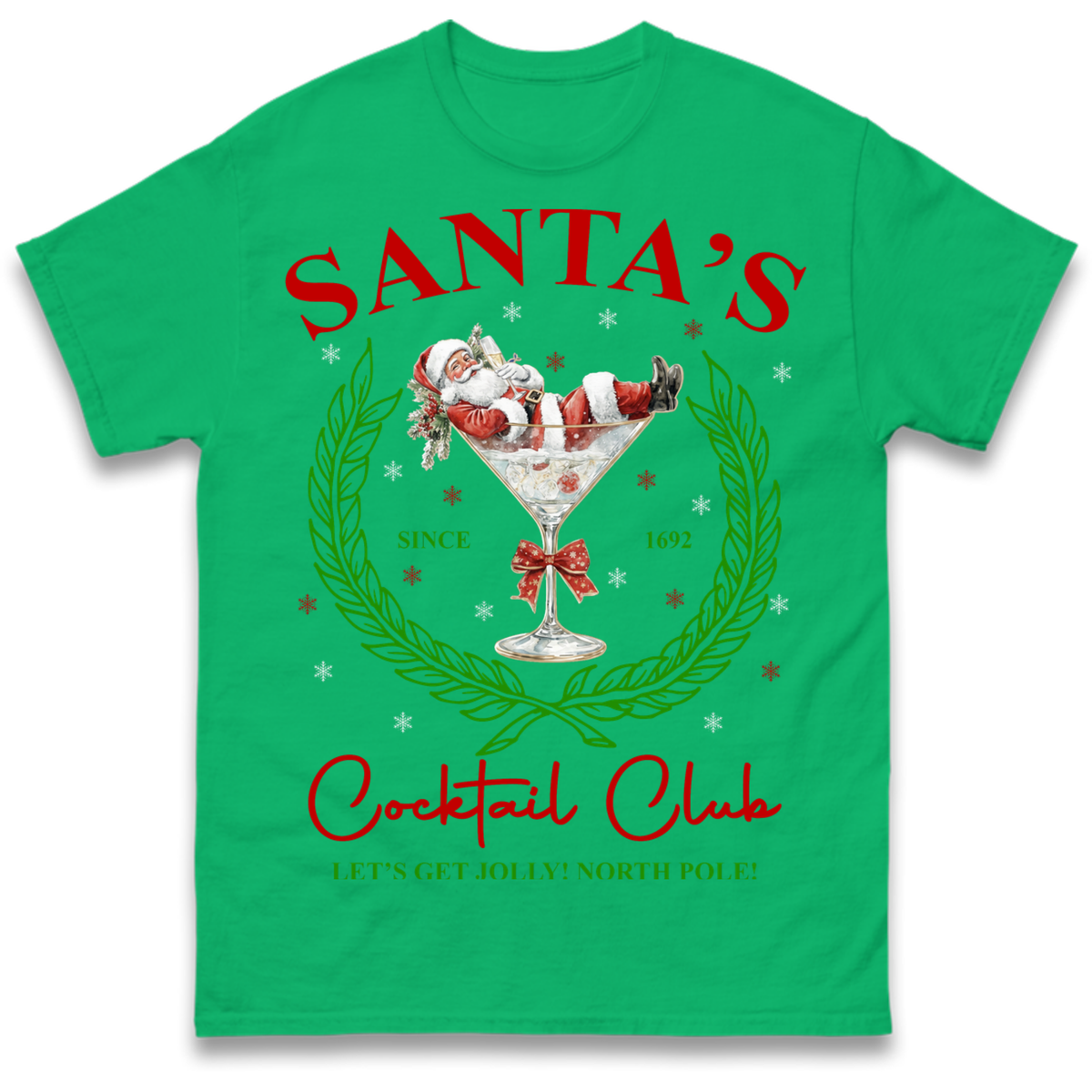 Cocktail Lover Christmas T-Shirt