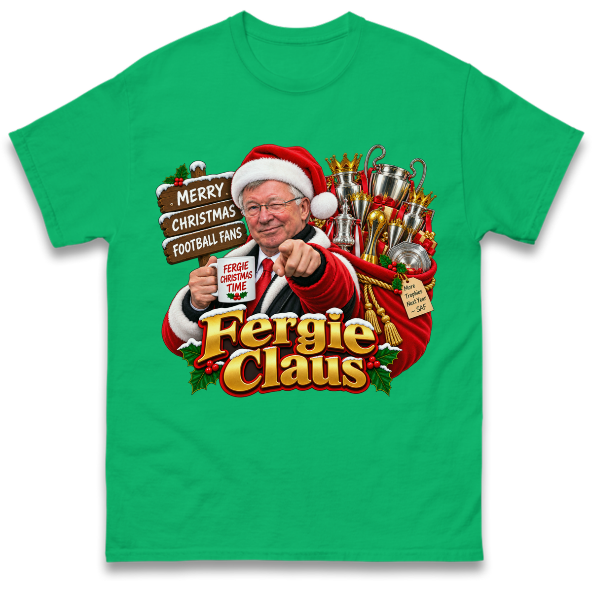 Man United Christmas T-Shirt