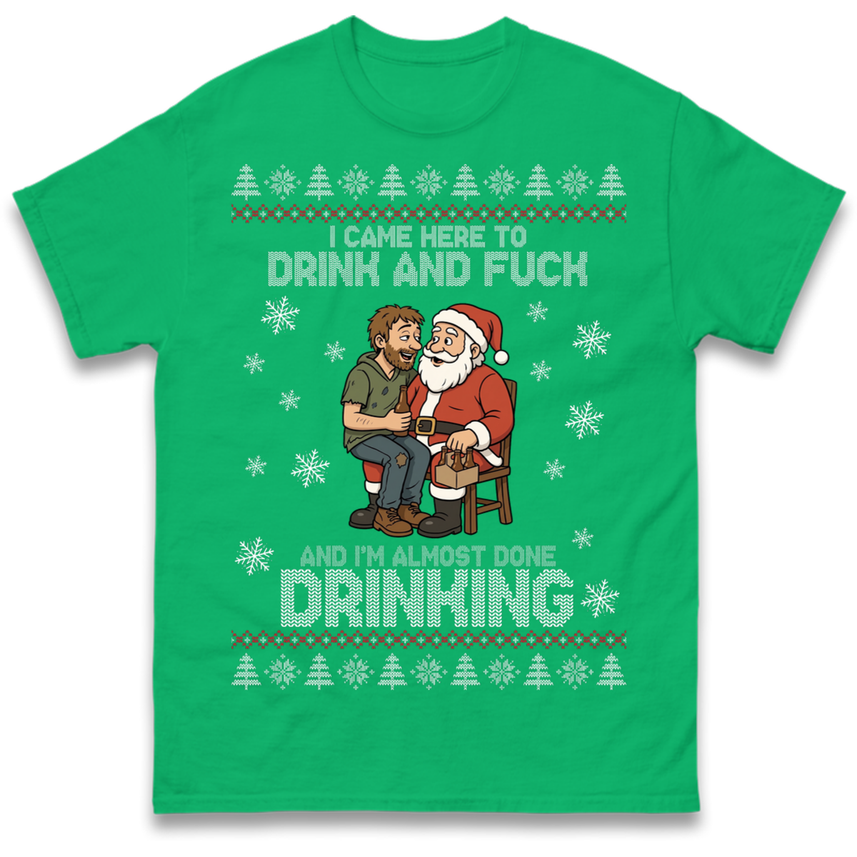 Rude Santa Graphic T-Shirt