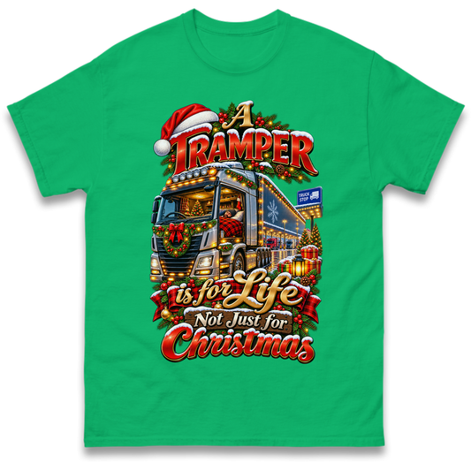 Trucker Christmas T-Shirt