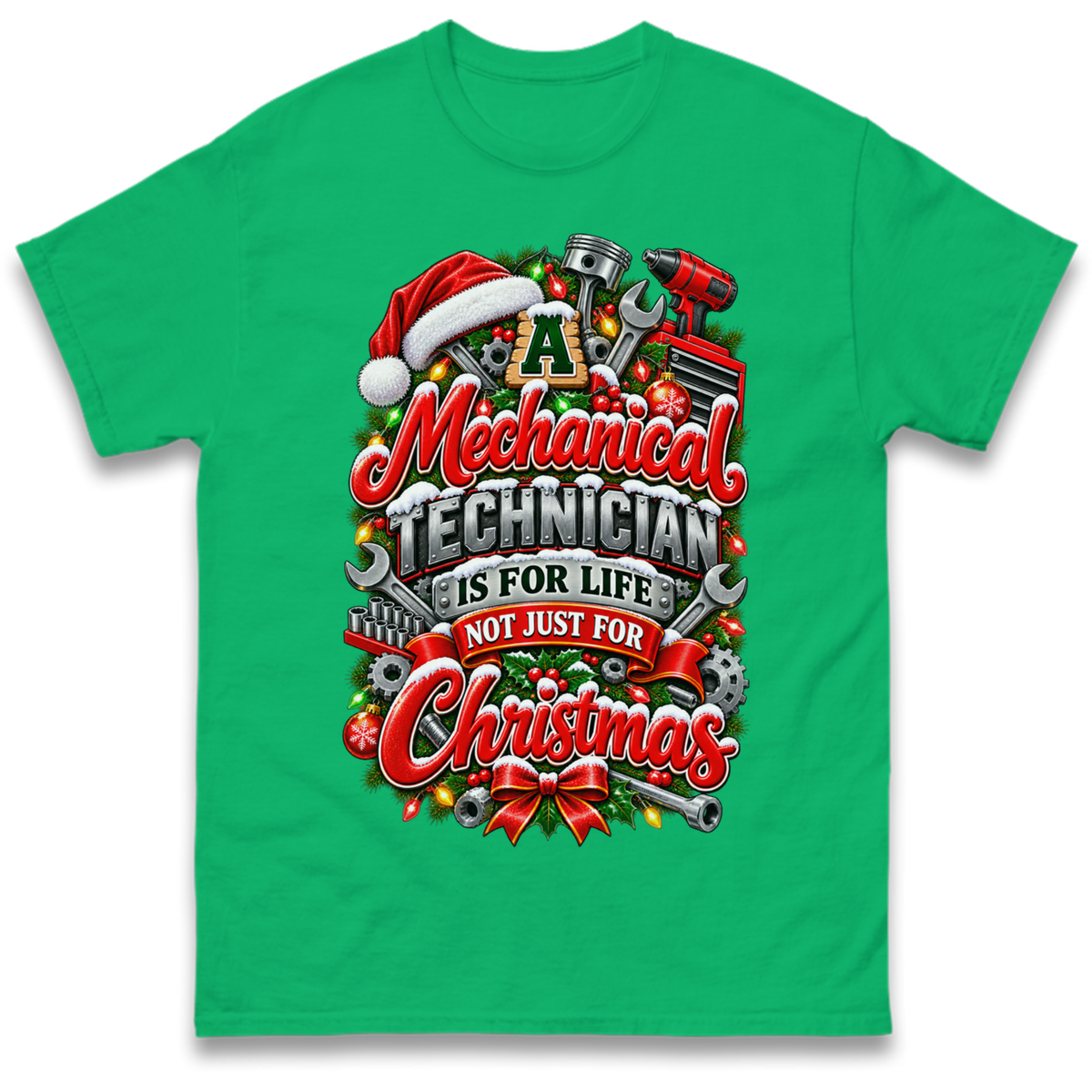 Mechanical Technician Christmas T-Shirt