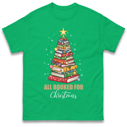 Book Tree Christmas T-Shirt