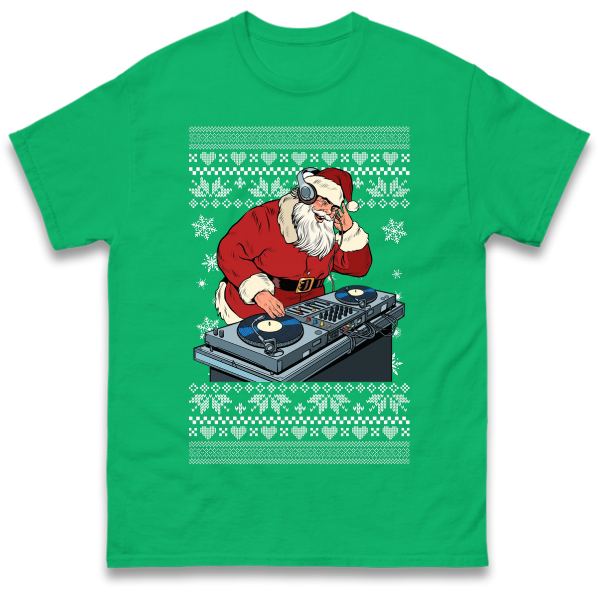 DJ Santa Christmas T-Shirt