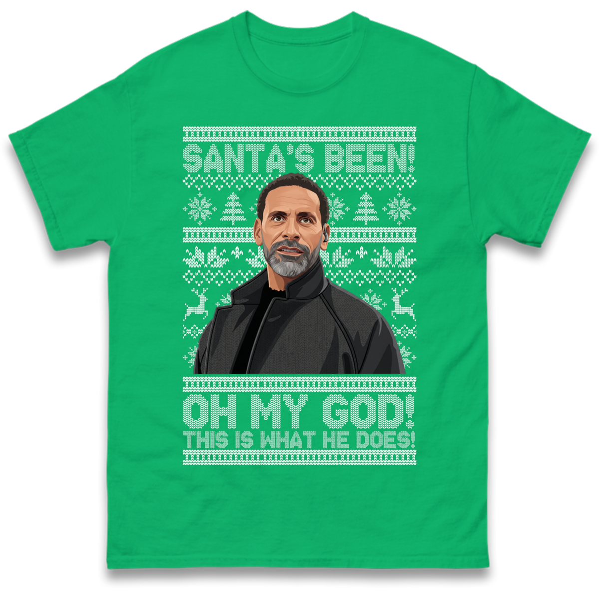 Steve Rio Ferdinand Christmas T-Shirt