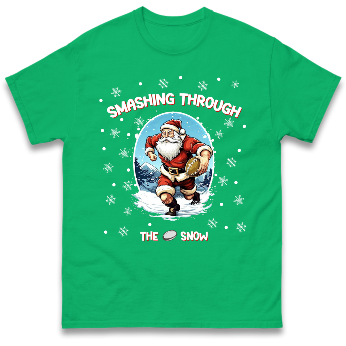 Rugby Santa Clothing T-Shirt