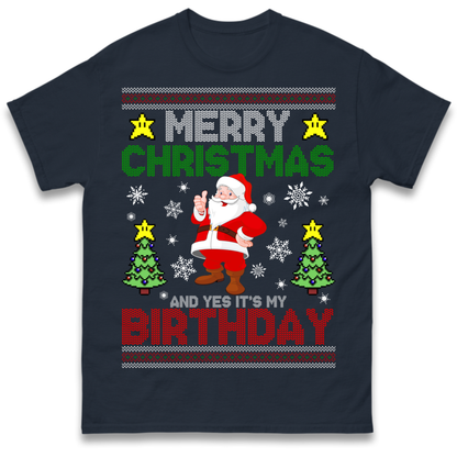 Santa birthday design T-Shirt