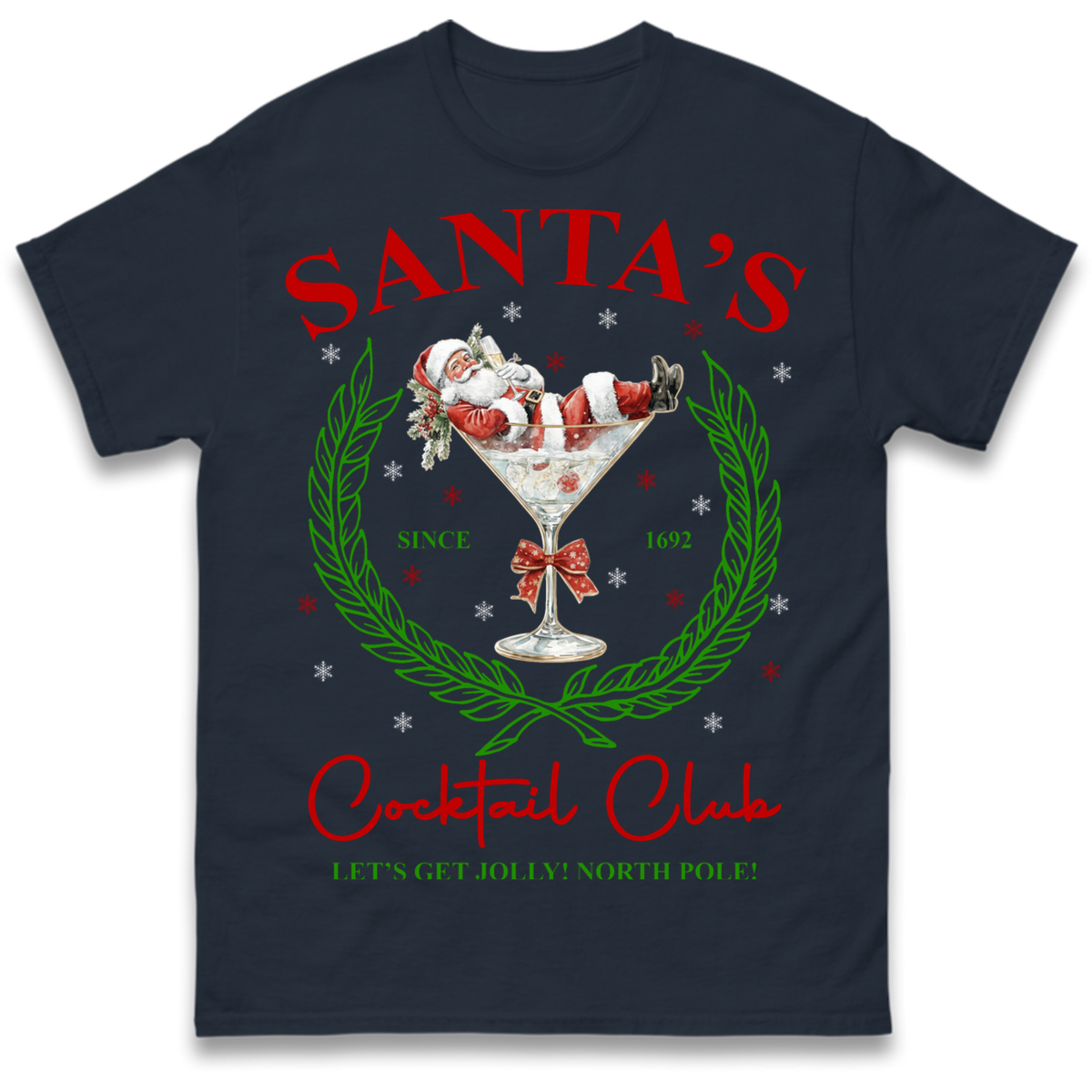 Cocktail Lover Christmas T-Shirt