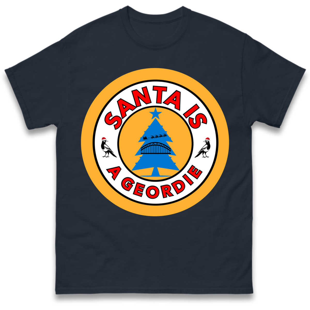 Geordie Santa  Christmas T-Shirt