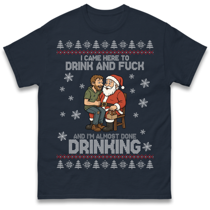 Rude Santa Graphic T-Shirt