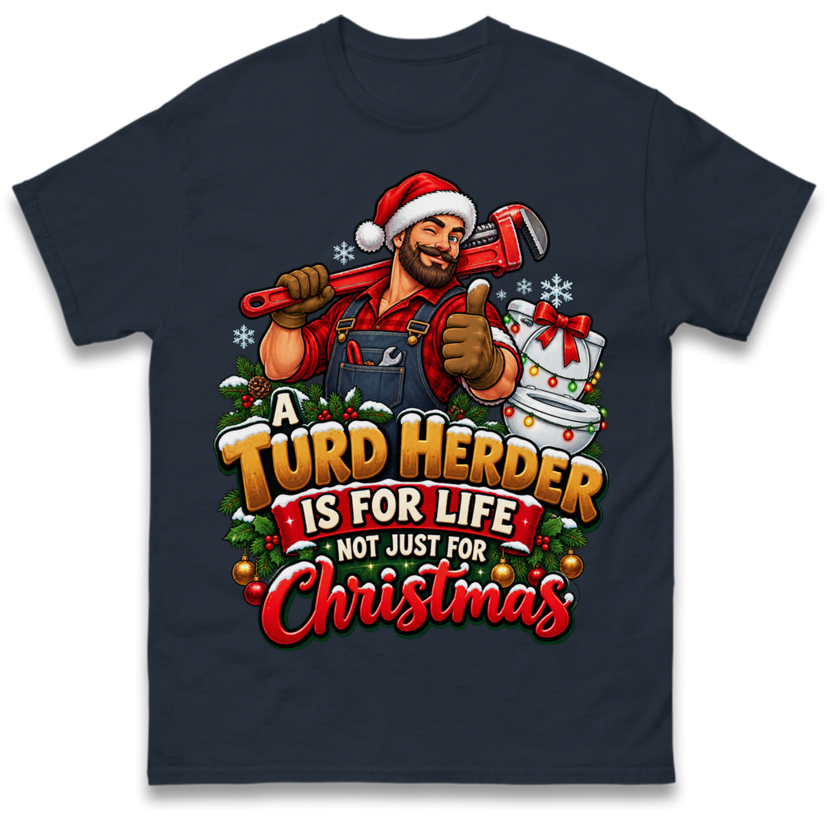 Plumbing Christmas T-Shirt