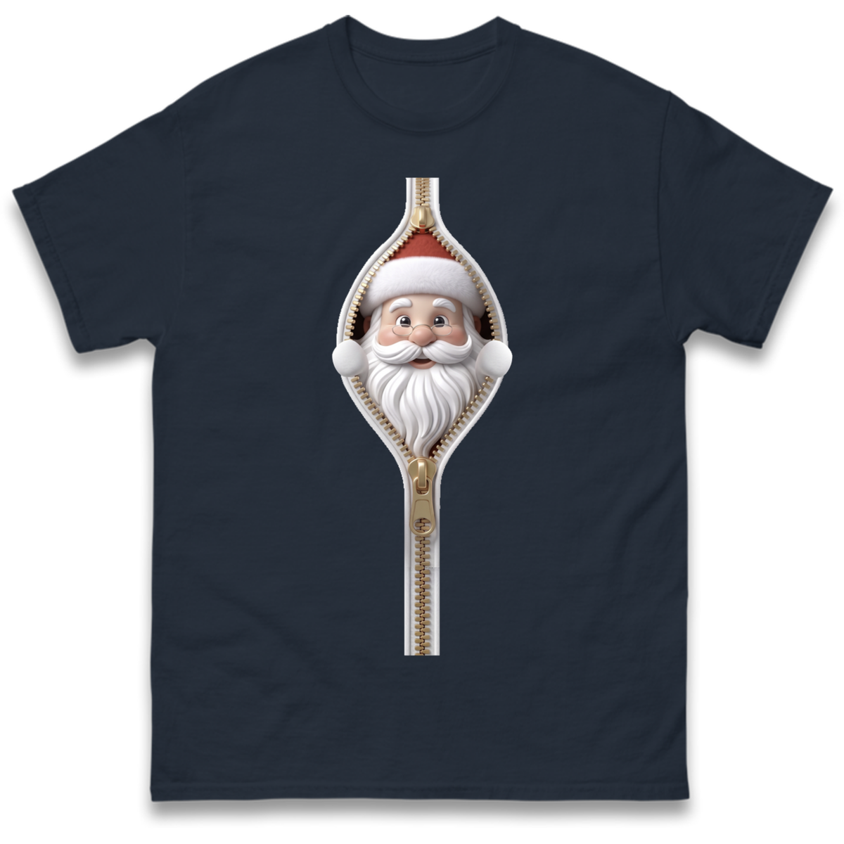 Santa Face Novelty T-Shirt