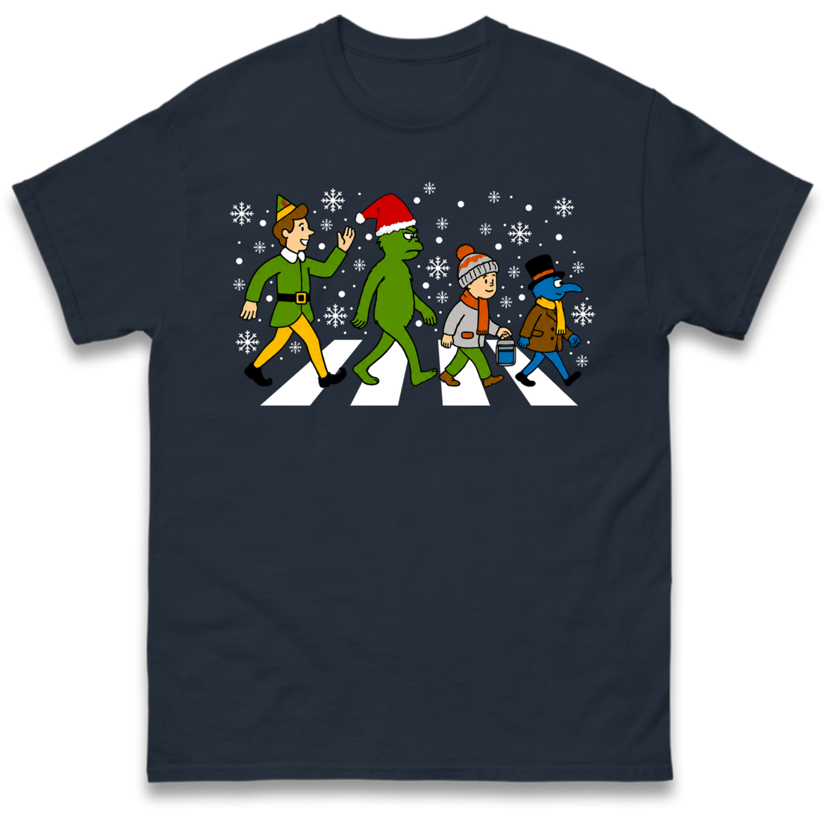 Abbey Road Walk Christmas jumper T-Shirt