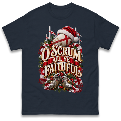 England Rugby Christmas T-Shirt