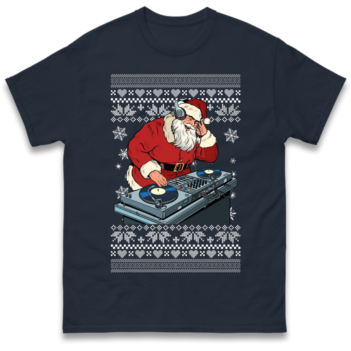 DJ Santa Christmas T-Shirt