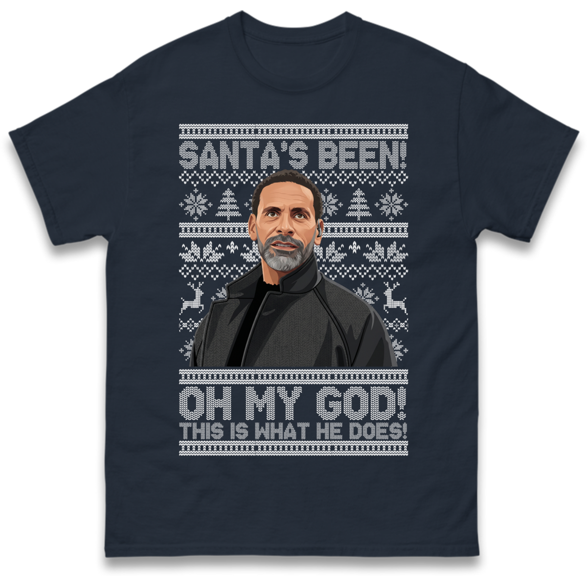 Steve Rio Ferdinand Christmas T-Shirt