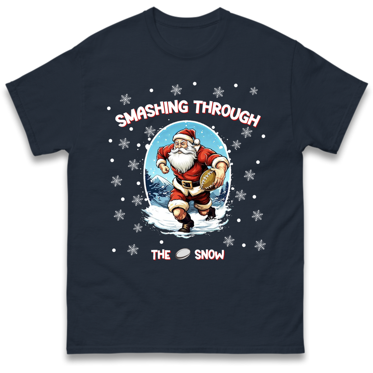 Rugby Santa Clothing T-Shirt