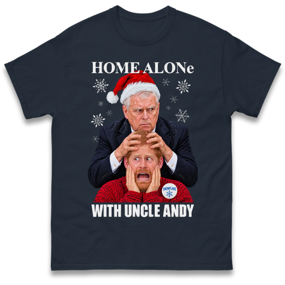 Home Alone Prince Harry Andrew Christmas T-Shirt