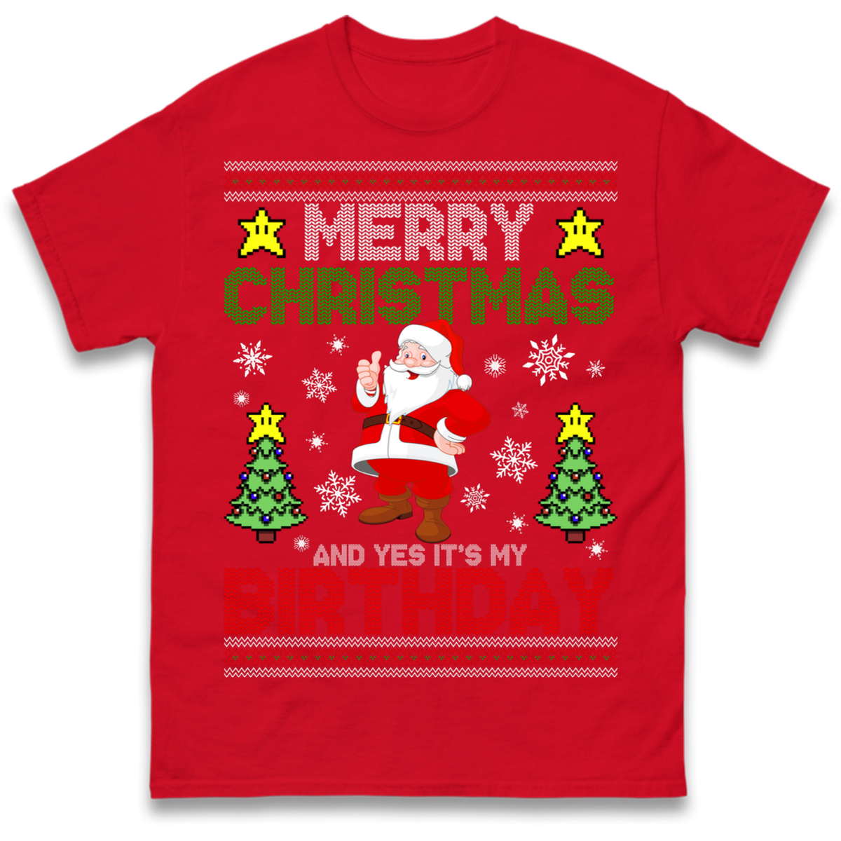 Santa birthday design T-Shirt