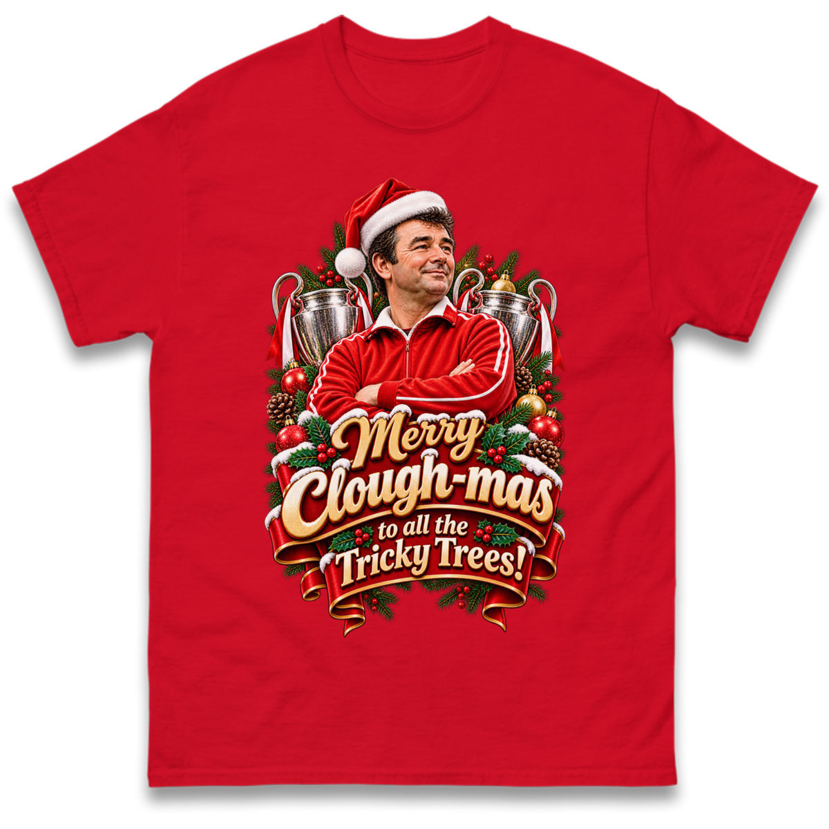 Nottm Forest Football Christmas T-Shirt