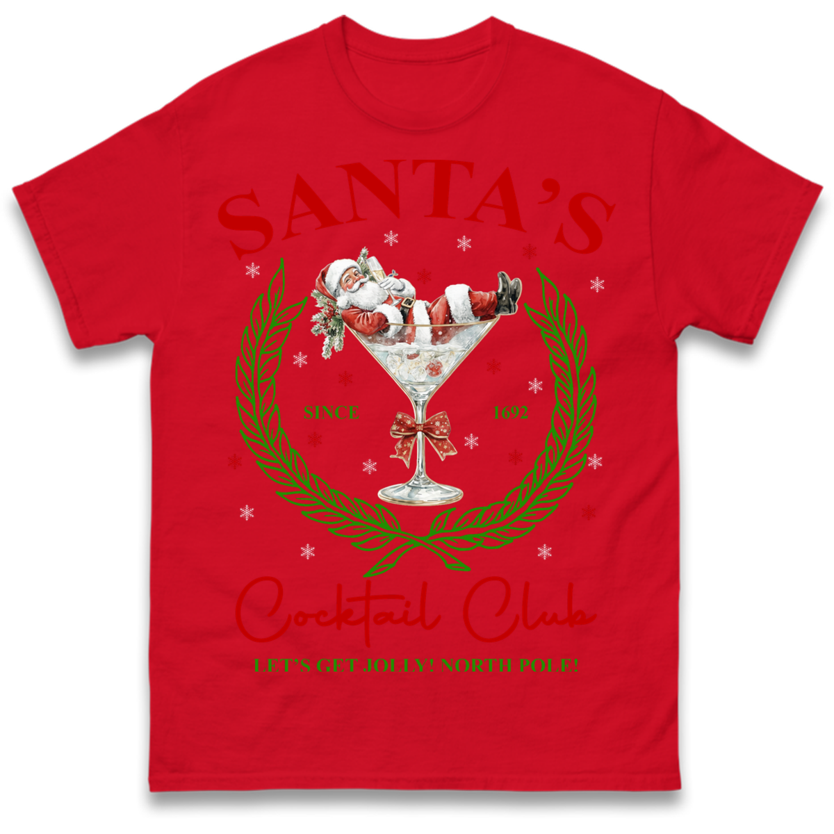 Cocktail Lover Christmas T-Shirt