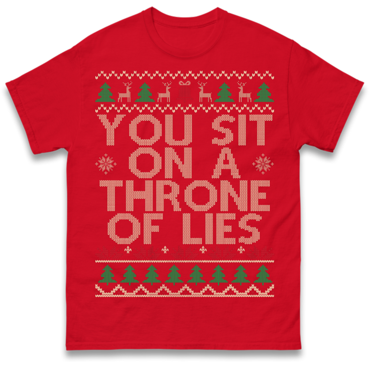 Throne Of Lies Christmas T-Shirt