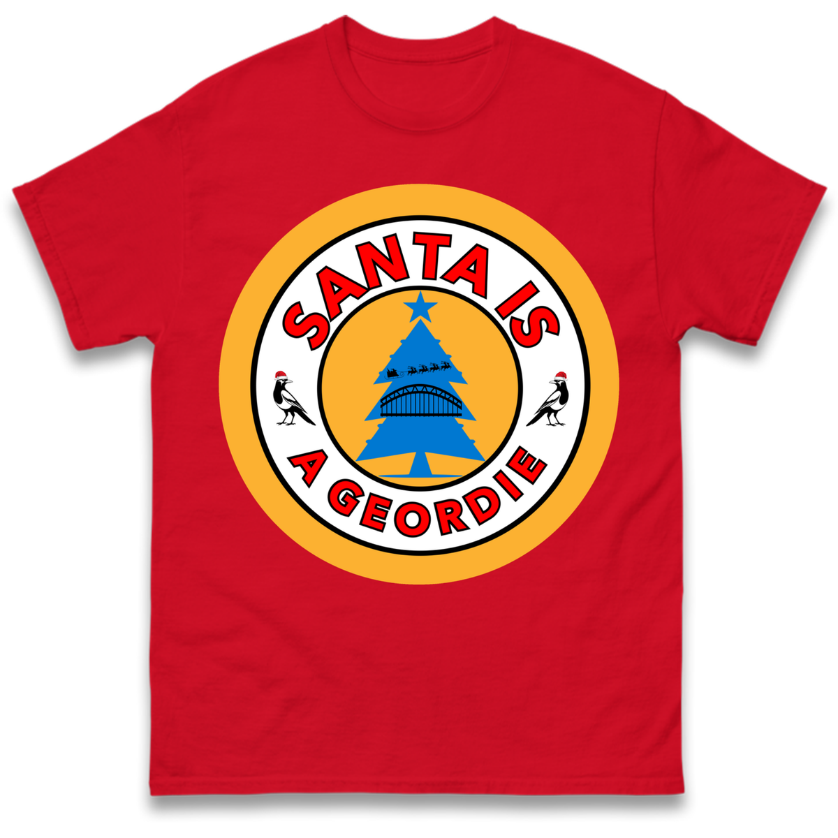 Geordie Santa  Christmas T-Shirt