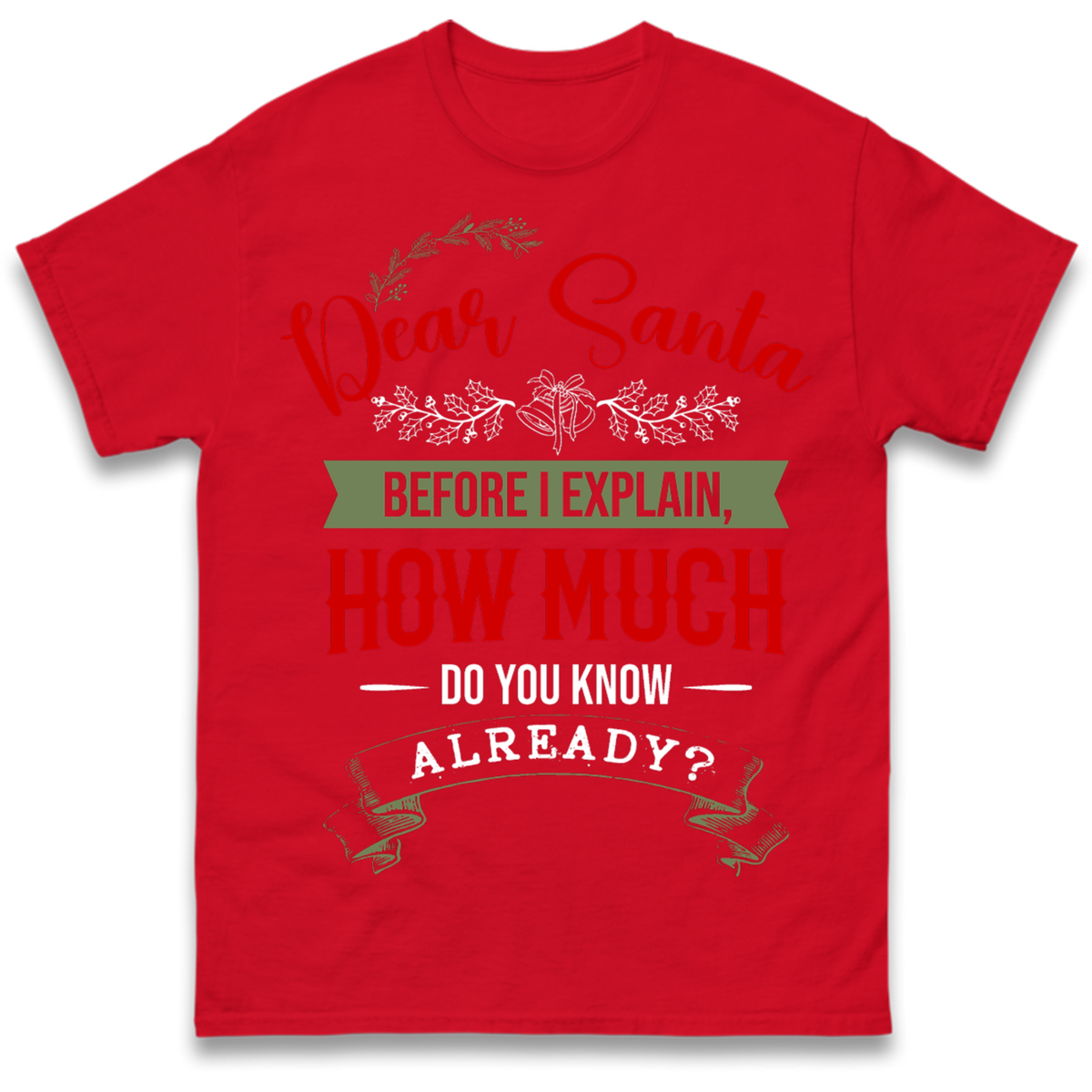 naughty christmas outfit T-Shirt