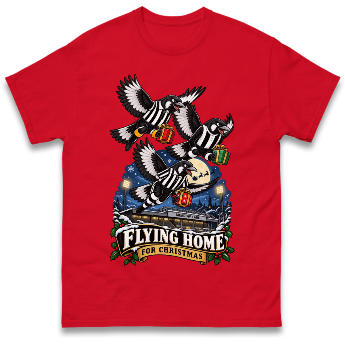 Notts County FC Christmas T-Shirt