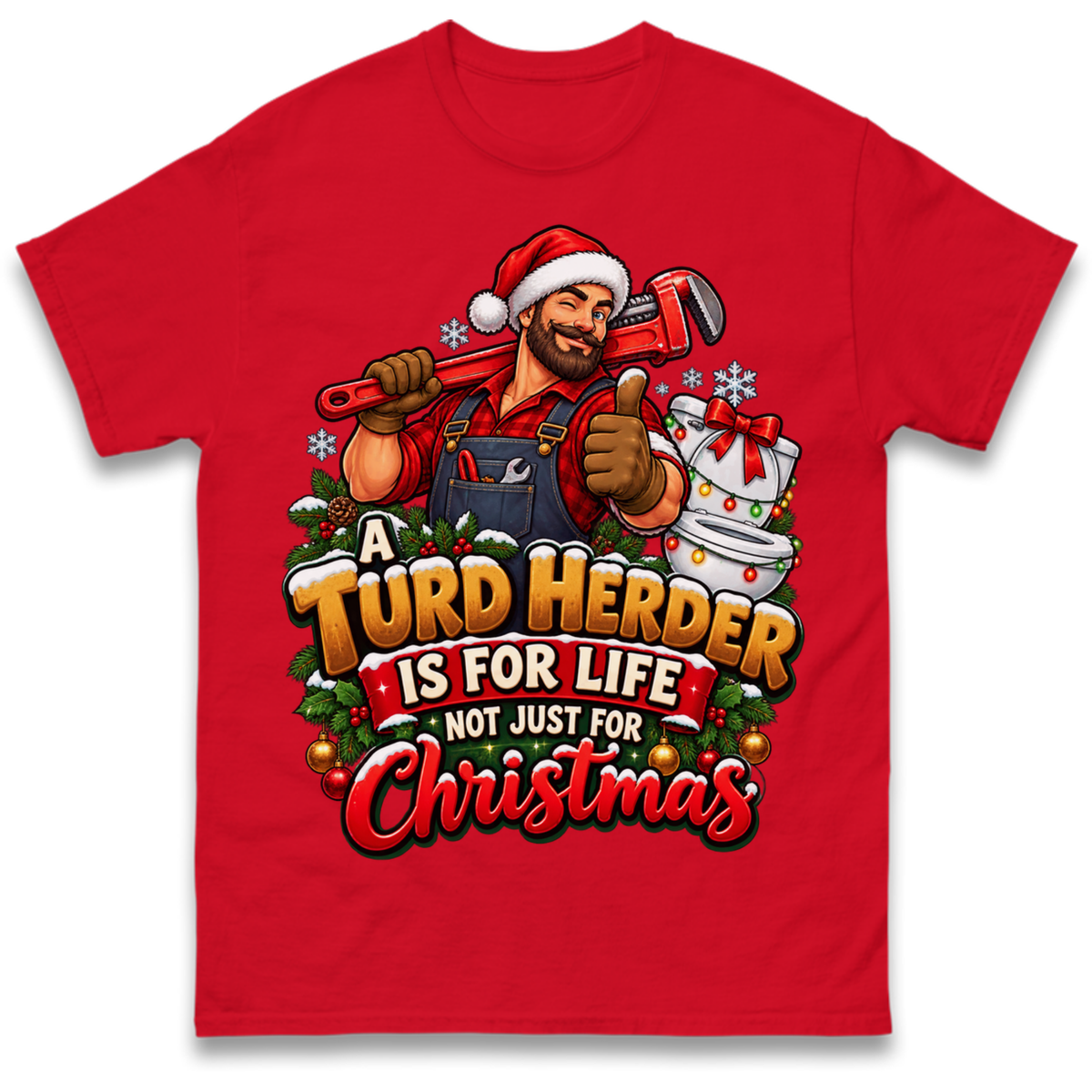 Plumbing Christmas T-Shirt