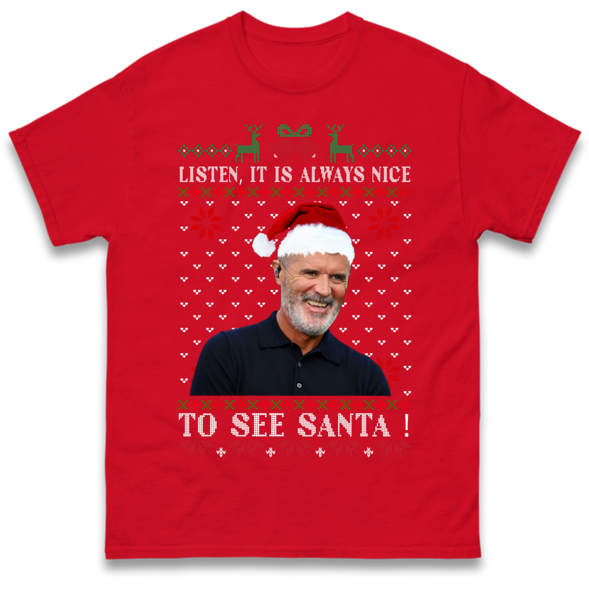Roy Keane Christmas T-Shirt