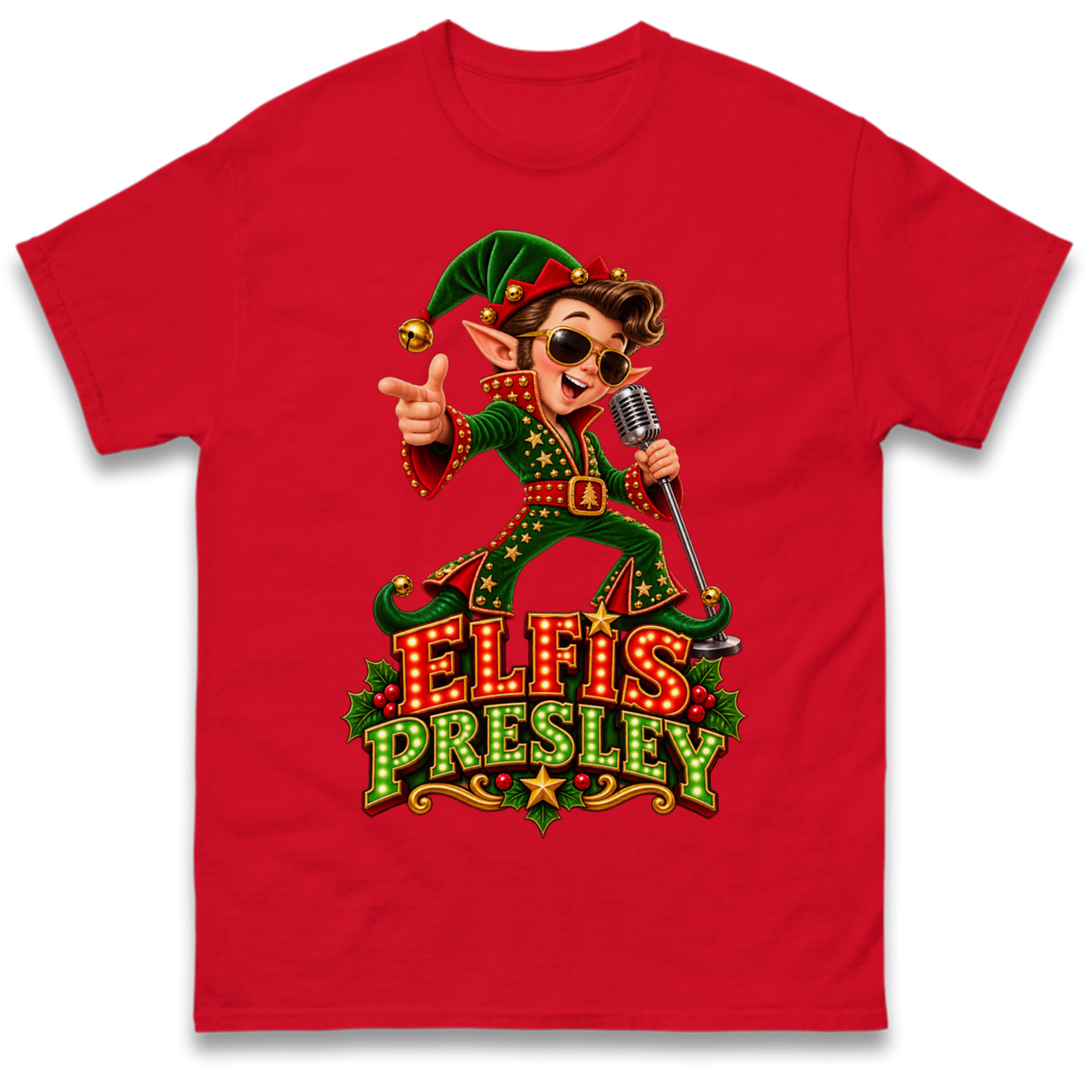 Elvis Presley Christmas T-Shirt