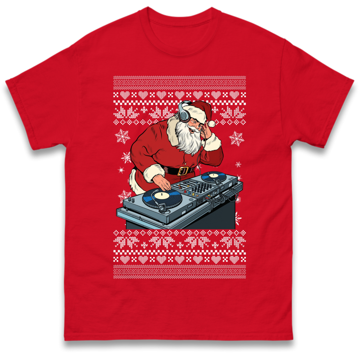DJ Santa Christmas T-Shirt
