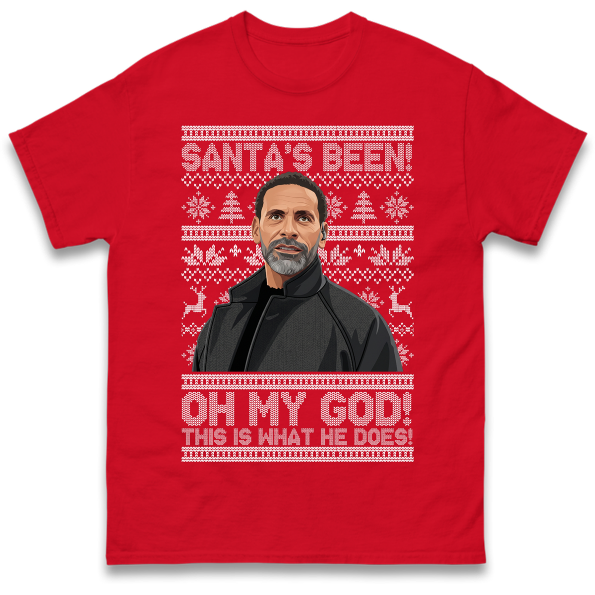 Steve Rio Ferdinand Christmas T-Shirt
