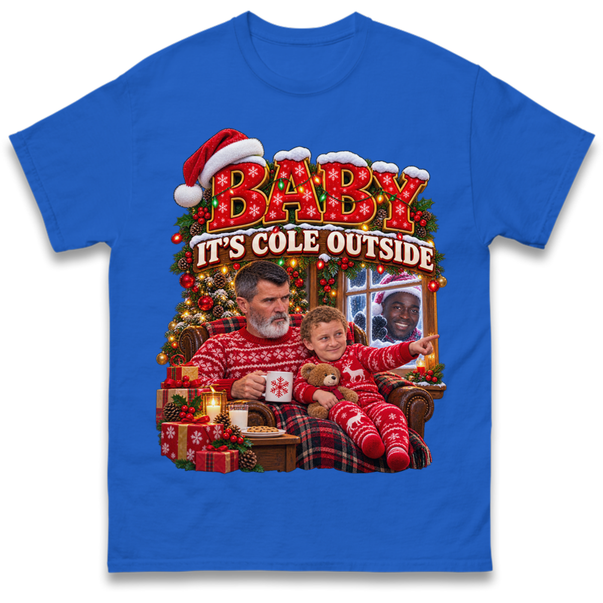 Roy Keane Man Utd Christmas T-Shirt