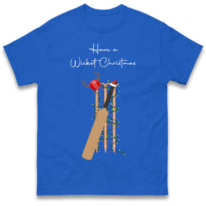 Cricket Bat Graphic Christmas T-Shirt