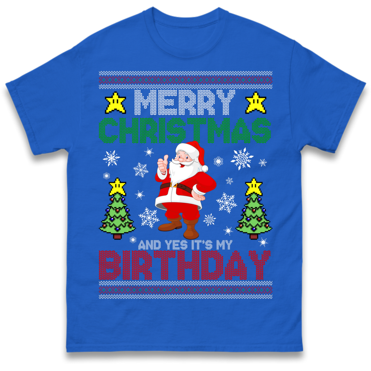 Santa birthday design T-Shirt