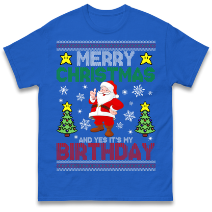 Santa birthday design T-Shirt