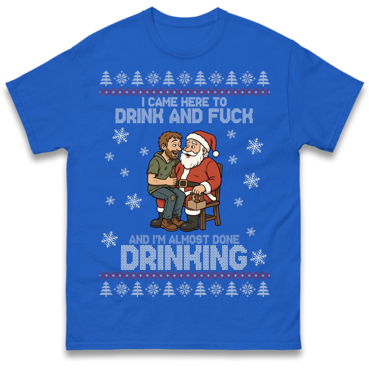 Rude Santa Graphic T-Shirt