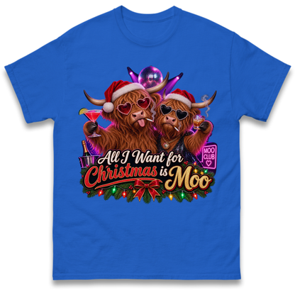 Highland Cow Christmas T-Shirt