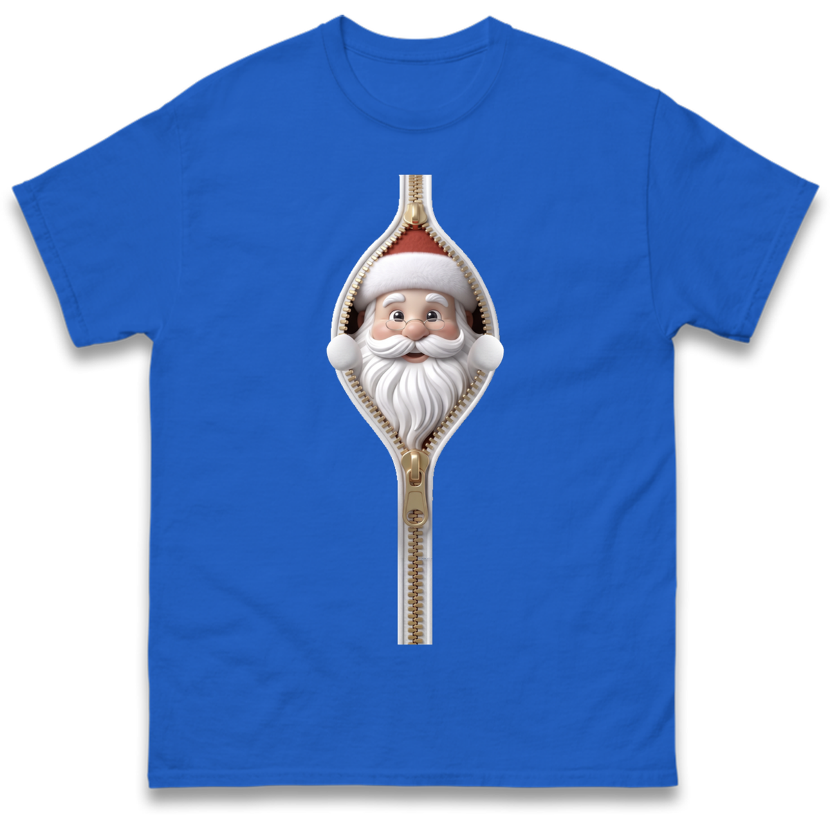 Santa Face Novelty T-Shirt