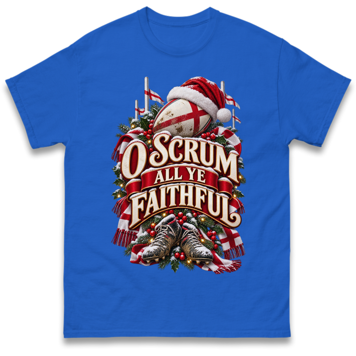England Rugby Christmas T-Shirt