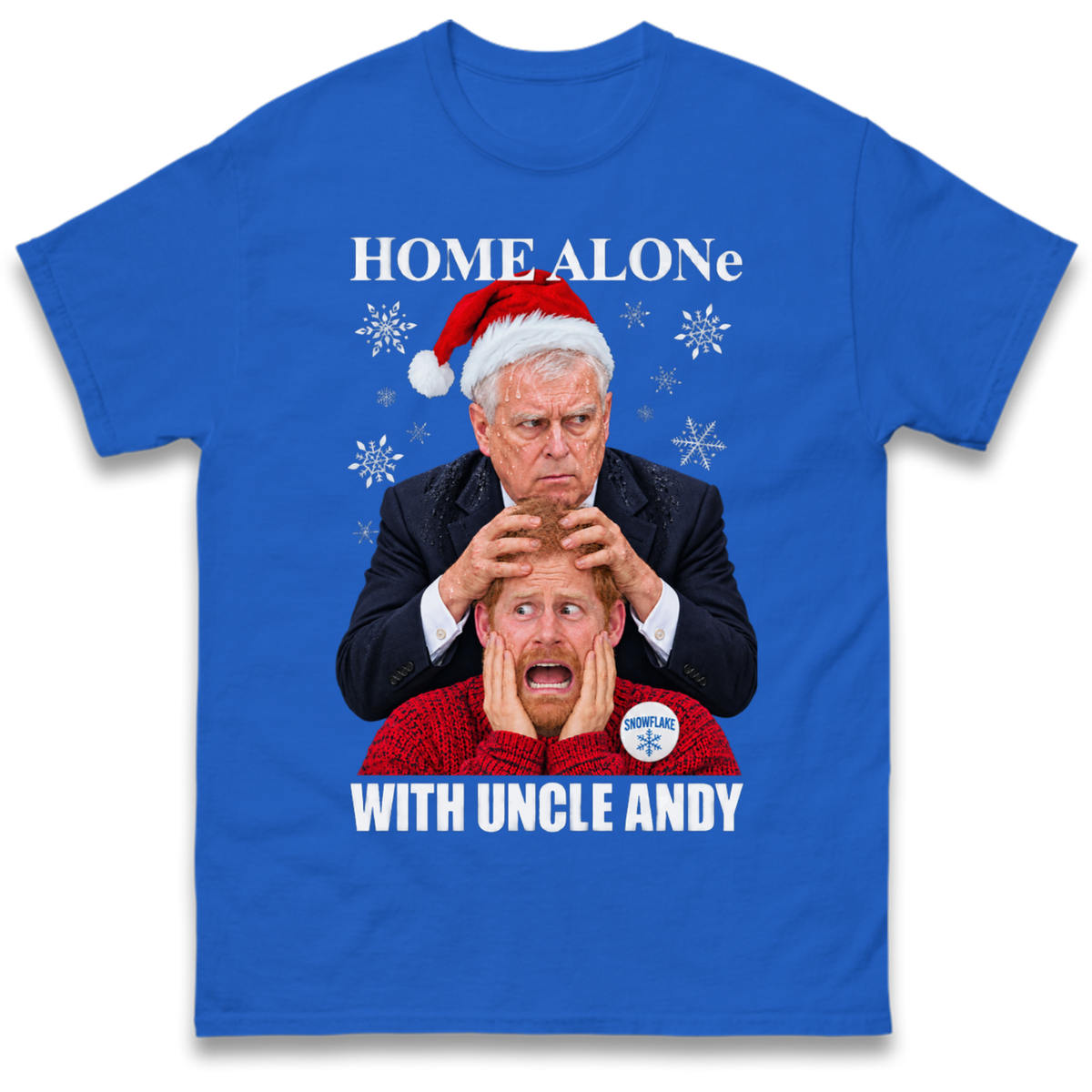 Home Alone Prince Harry Andrew Christmas T-Shirt