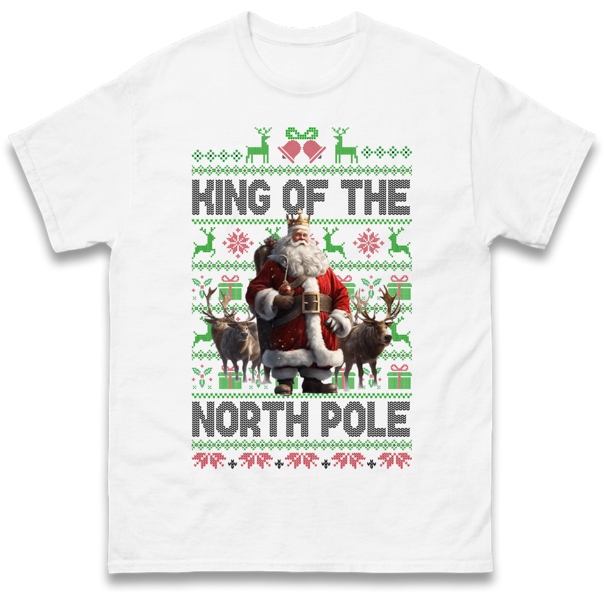 King Santa Christmas T-Shirt