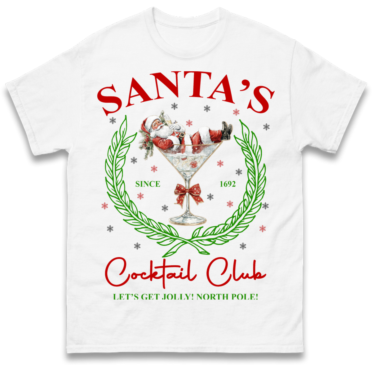 Cocktail Lover Christmas T-Shirt