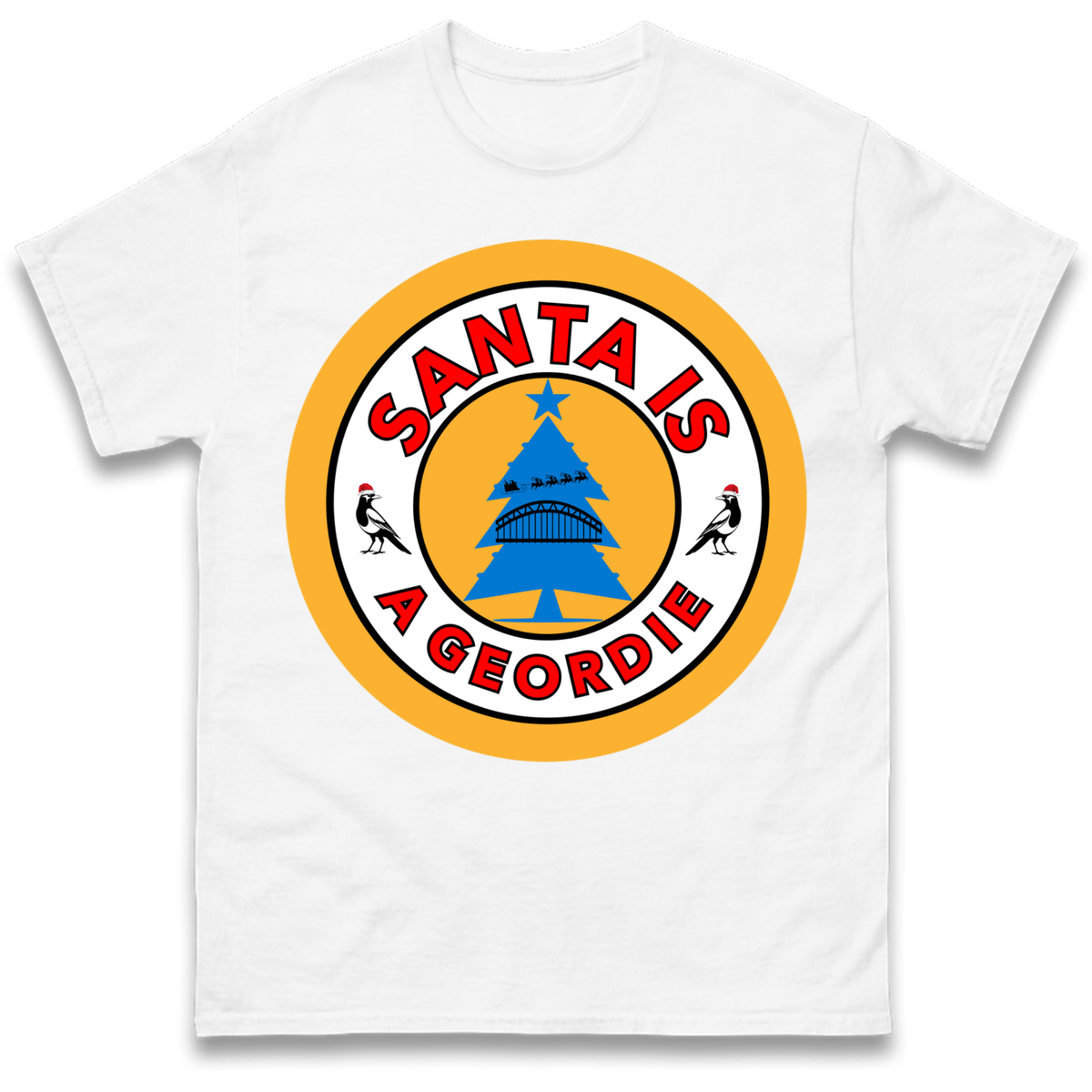 Geordie Santa  Christmas T-Shirt
