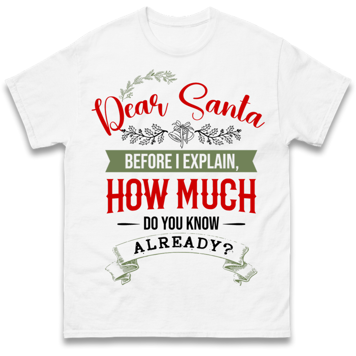 naughty christmas outfit T-Shirt