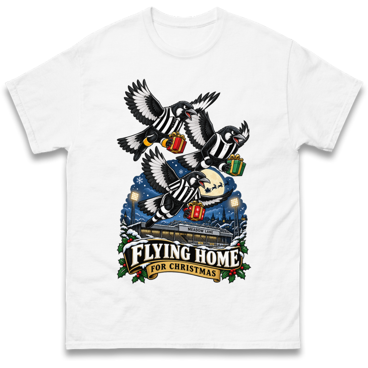 Notts County FC Christmas T-Shirt